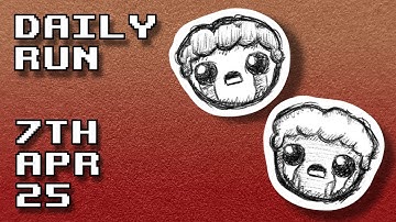 The Binding of Isaac | Daily Run 7th Apr 2025 (First Place 🏆)