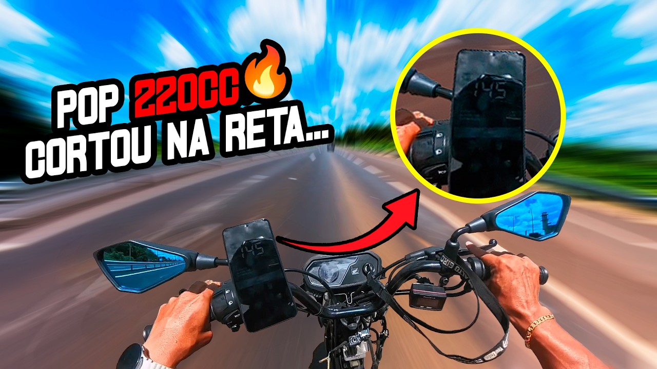 TOP SPEED POP 2 CILINDROS 220CC!!🔥