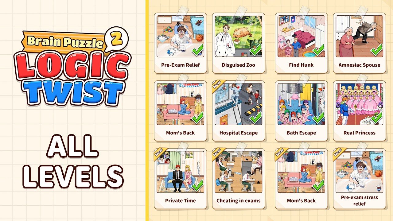 Brain Puzzle 2: Logic Twist All Levels 54-127 | Complete Walkthrough & Solutions! 🎯