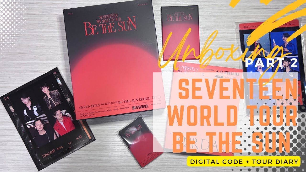 Unboxing Seventeen - Be The Sun World Tour Diary 🧡 - YouTube