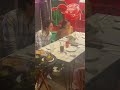 Watching Guacamole making in a Restaurant in Playa del Carmen Mexico