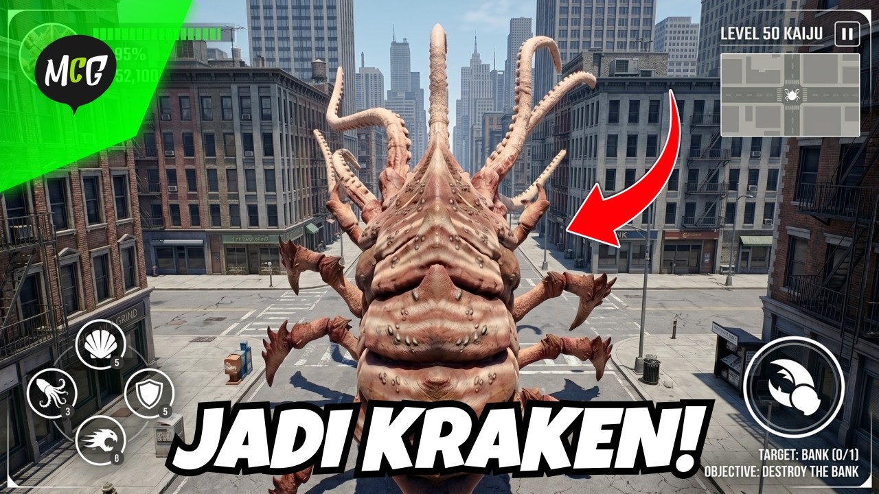 Monster Kraken Mengamuk di Kota!