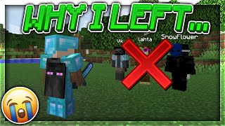 WHY I LEFT MY VIPERMC FACTION... *SAD* | Minecraft HCF