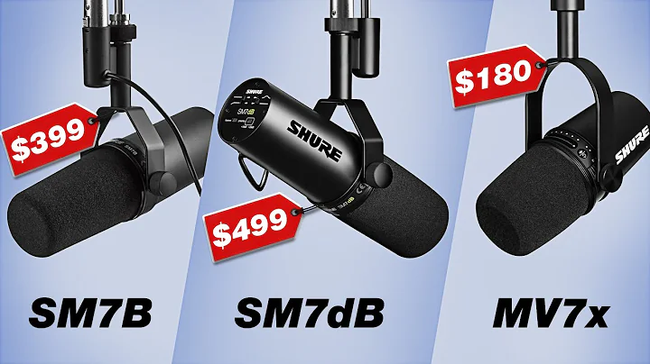 Best Microphone for Podcasting & Live Streaming (Shure SM7B vs SM7dB vs MV7x Review)