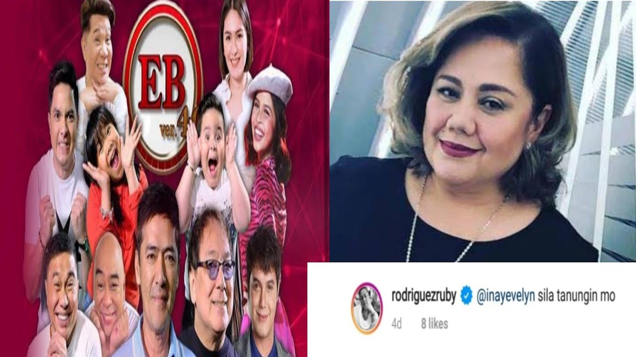 Ruby Rodriguez Tinanggal na Sa Eat Bulaga|Panoorin - YouTube