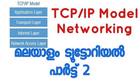 TCP-IP  Model Networking Malayalam Tutorial Part 2
