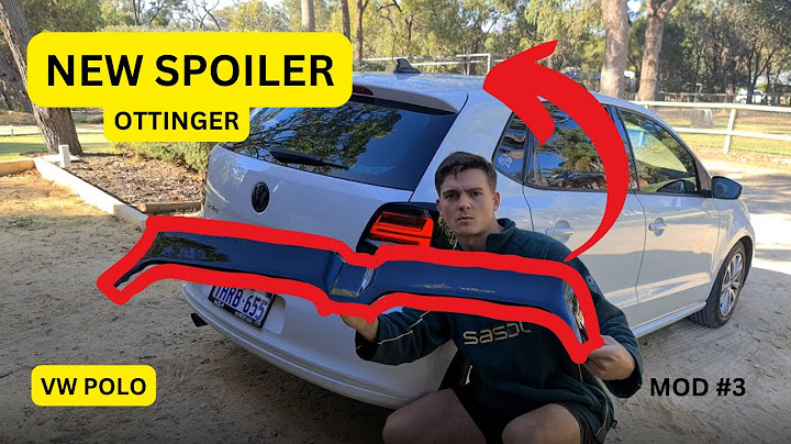 OTTINGER SPOILER INSTALL | VW POLO | MK5