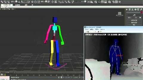 Easy Mocap 2.2 motion capture with 3DS MAX + Kinect 360