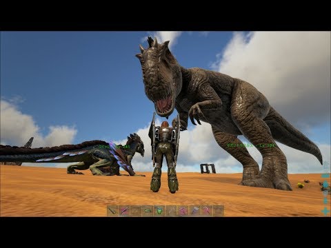 公式鯖のトライブに加入 カンガルーテイムなど Ark Suvival Evolved 公式pve Youtube