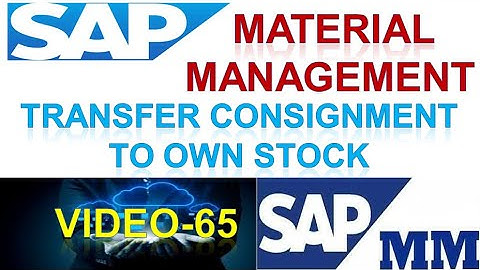 How to Configure Transfer Consignment to own stock in Material Management | SAP mm | DK TECHNOLOGIES