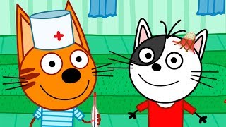 Играю в доктора с героями мультика Три кота. Обновление в веселой детской игре Играю в доктора с героями мультика Три кота. Обновление в веселой детской игре