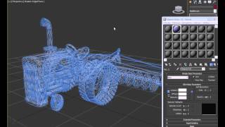 How to render a wireframe in 3ds max