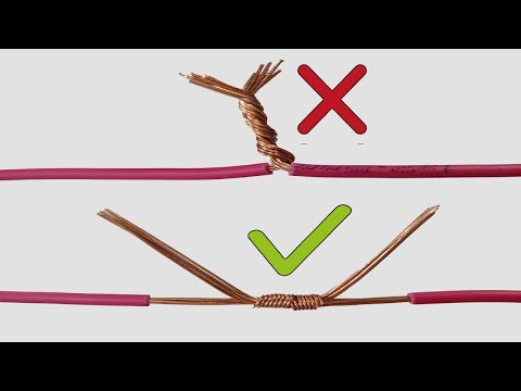 Proper wire joint
