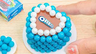 Amazing OREO Heart Cake Satisfying Mini Cake Decorating ASMR
