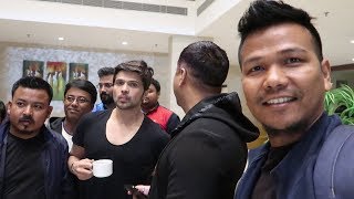 Met Himesh Reshammiya at Dwijing Fest