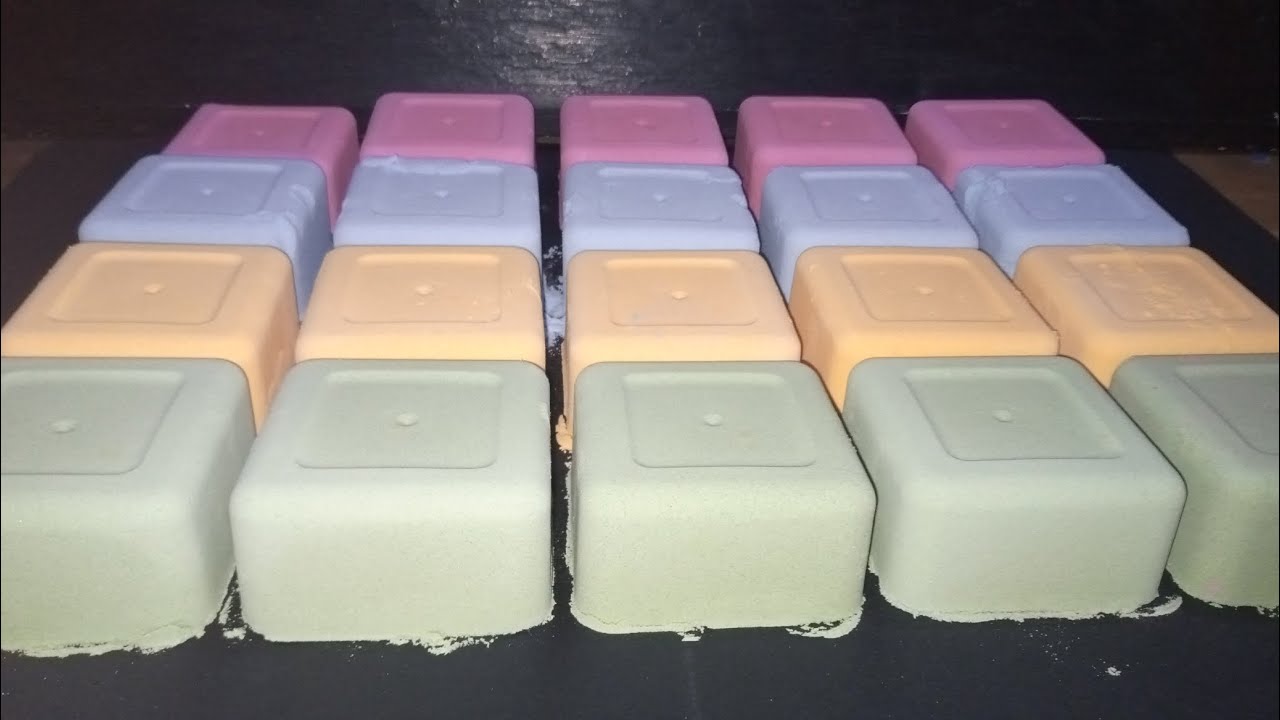 Baking soda asmr |softly | relaxing | 4color  | baking soda 