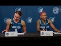 “Shoutout To Our Fans.” Alanna Smith & Courtney Williams Postgame Sound | 08.16.25