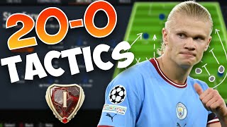 THESE TACTICS GOT ME 20-0!! BEST 4222 CUSTOM TACTICS ON FIFA 23!!!