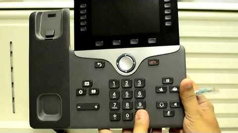 How to perform Factory Reset on 8861 series phone using Keypad