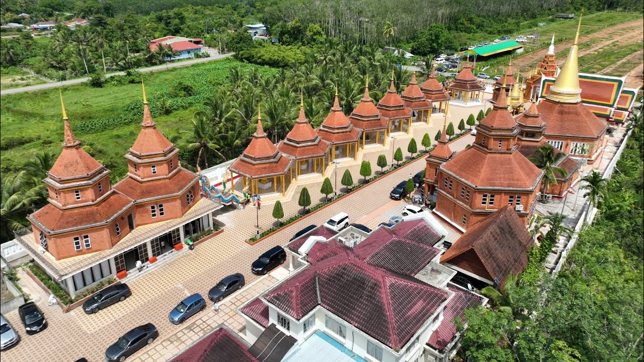 Sukkhavutthalai Wat 马来西亚吉打州最漂亮的泰国庙 @DJI