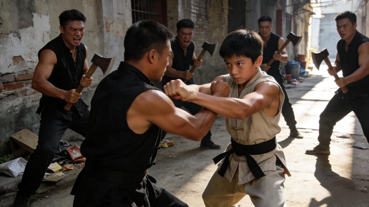 功夫小子赤手空拳硬剛斧頭幫，鐵拳揮處無人能擋！# Kung Fu # 中國功夫 # 動作片# 馬永貞之爭霸上海灘