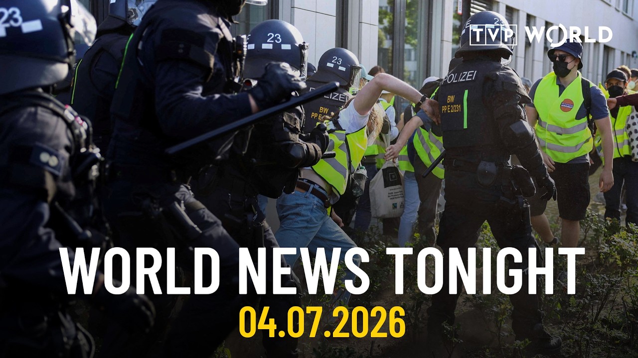 German AfD leadership vote overshadowed by mass protests | World News Tonight
