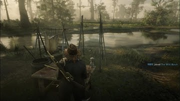 What happen Step Bro? Did you get stuck on the butcher table?    Red Dead Redemption 2_