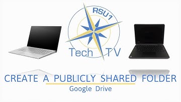 How to create a public sharing folder in Google Drive