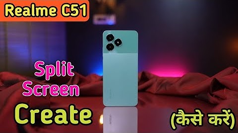 How To Enable Split Screen In Realme C51,Realme C51   Mein Flooting Window Enable Kaise Karen,