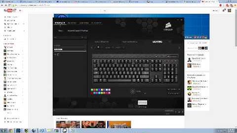 Corsair K70 RGB how to use Corsair software
