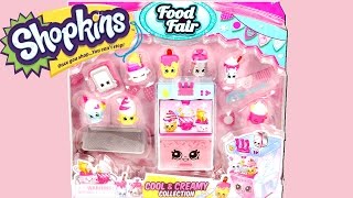 Shopkins Season 3 Food Fair Cool & Creamy Collection Unboxing Review with 8 EXCLUSIVES