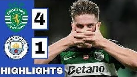 Man city vs Sporting CP 1-4 | Viktor Gyökeres Hat trick | UCL Extended Highlight |