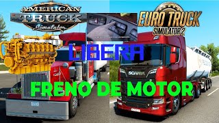 Cómo liberar freno de motor en ATS y ETS