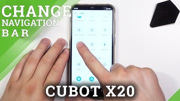 How to Change Notification Bar Shortcuts in Cubot X20 - Customize Top Menu