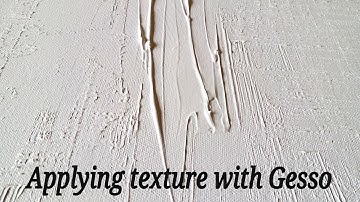 Texture with Gesso #02 #Demonstration
