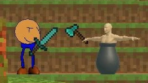 Minecraft map Getting Over It speedrun 2:57 (WR)