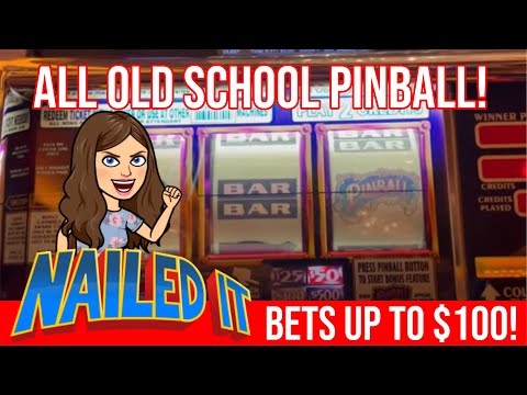 🚨 ALL High Limit Old School Pinball Slots 🚨PLUS a Surprise $10,000 Handpay Jackpot AT BELLAGIO💰
