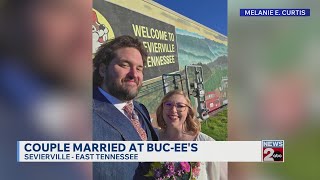 Couple gets married at Tennessee Buc-ee's: 'Very on-brand for us'