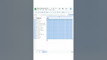 This AI Formula Trick in Google Sheets Is Insane! #ai  #geminiai