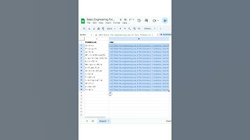 This AI Formula Trick in Google Sheets Is Insane! #ai  #geminiai