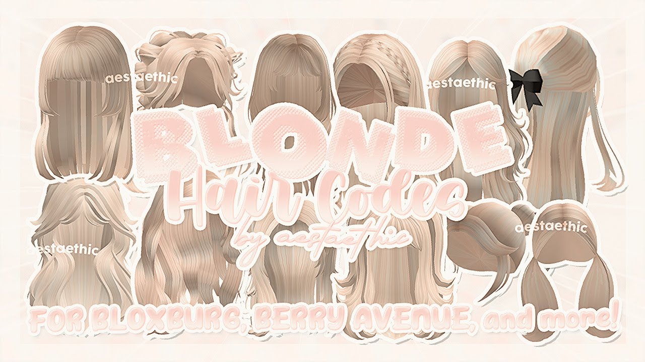 10 TWO TONE HAIR ID CODES FOR BROOKHAVEN 🏡RP, BERRY AVENUE AND ROBLOX 🤩✨  