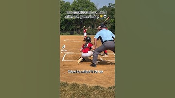 It was so bad they apologized and said he would no longer be calling games ￼💀🥎 #softball #shorts