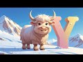 Y is for Yak 🐃 | Fun Animal Alphabet Song for Kids | TinyJoy Time