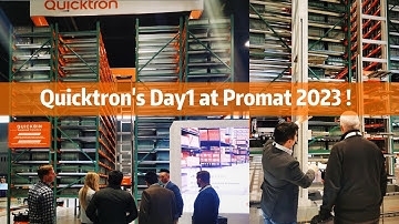 QuickBin ASRS is winning automation race at PROMAT 2023! An absolute crowd stopper | Quicktron