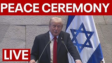 LIVE | President Trump attends Middle East Peace Ceremony in Egypt