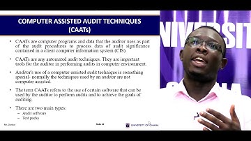 ACCT 304: Session 8 - Auditing in a Computerized Environment