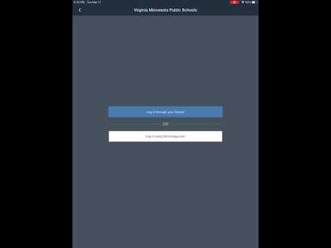Virginia Log in to Schoology iPad