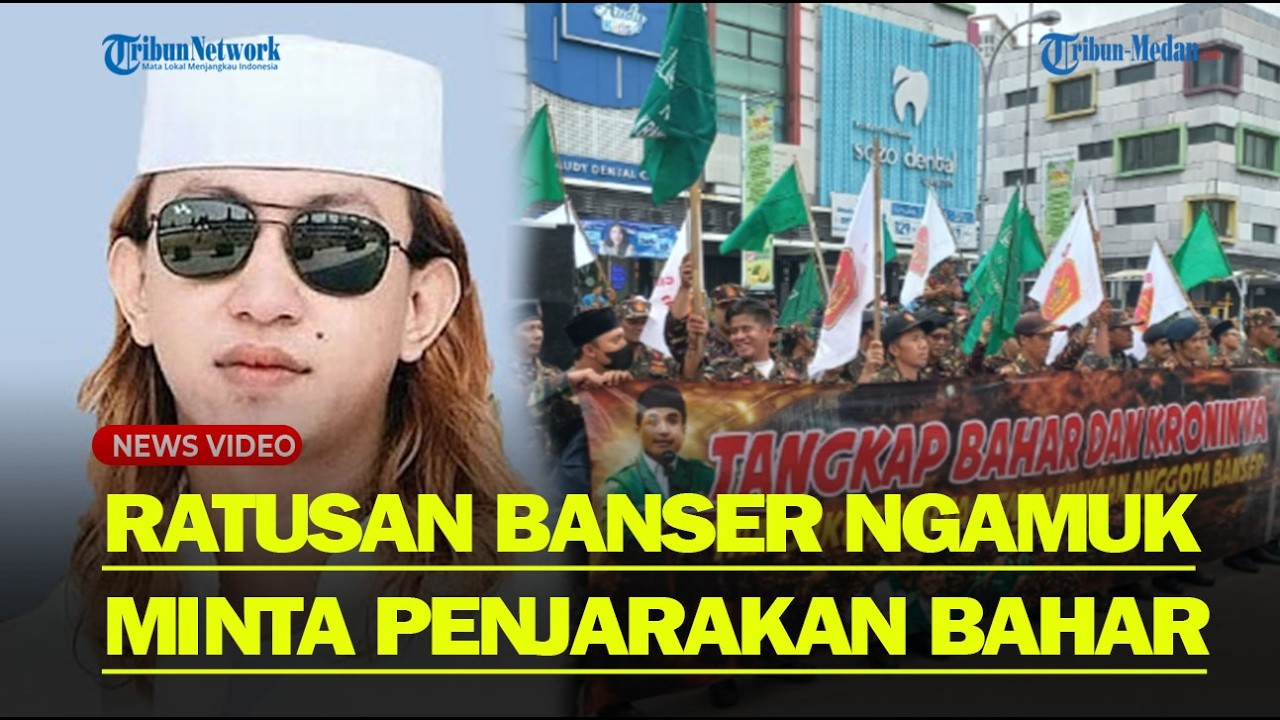 MAKIN PANAS❗ Ratusan Banser Geruduk Polres Bawa Spanduk 