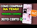 Como Comprar na Temu! Fiz minha primeira Compra e irei te Mostrar (Passo a Passo)