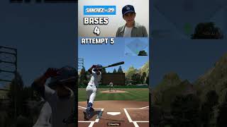 Benny The Jet Rodriguez fictional player total bases challenge! #mlb #baseball #mlbtheshow #trending